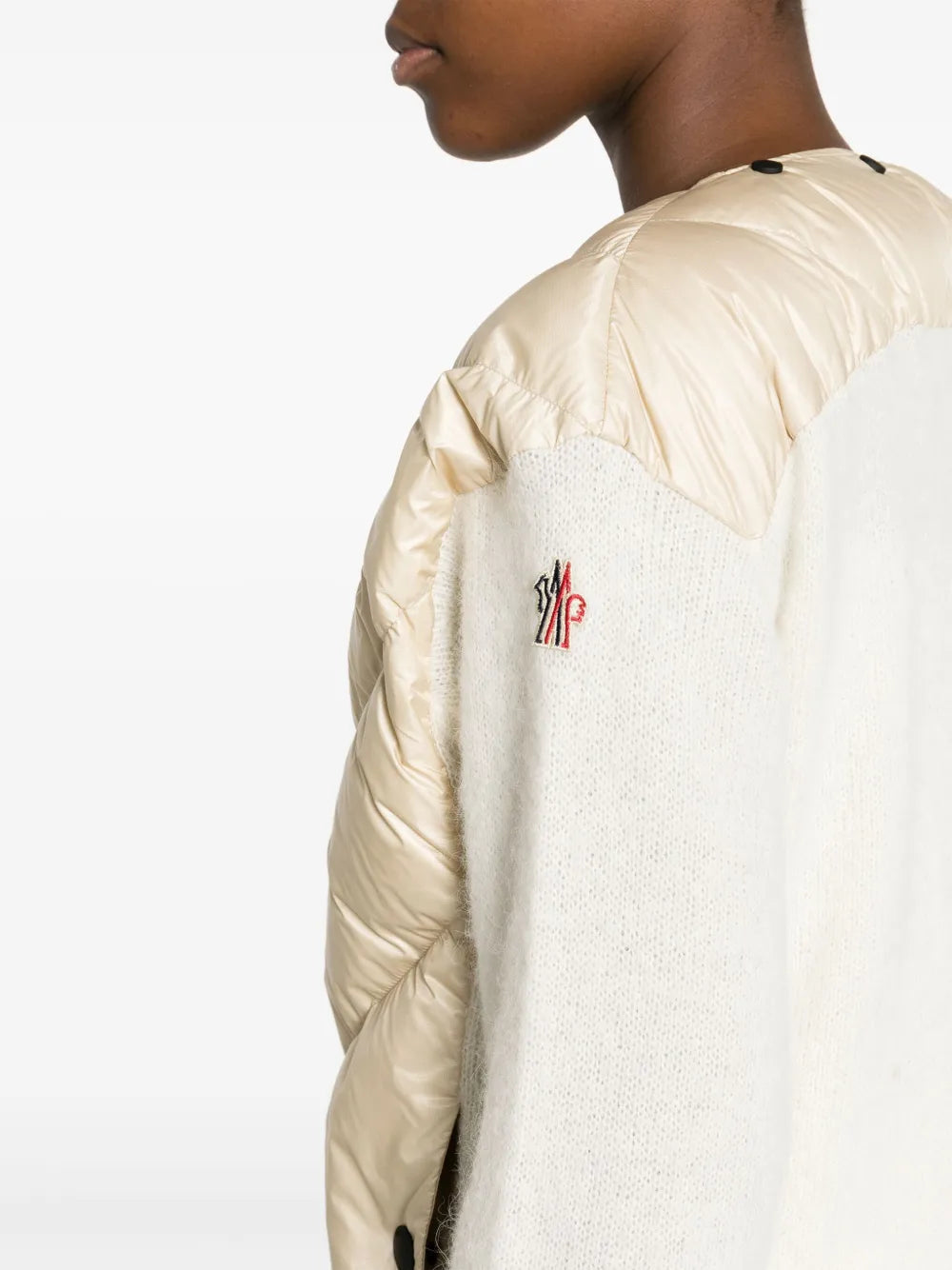 Giacche Giacca Bi-Materica Moncler Grenoble Beige Femme