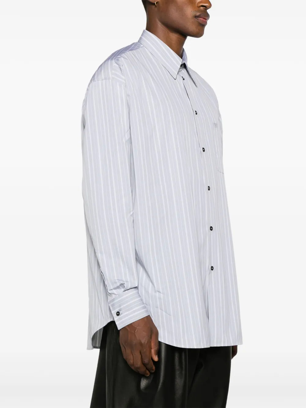 Chemises Chemise OW rayée Off-White Gris Homme