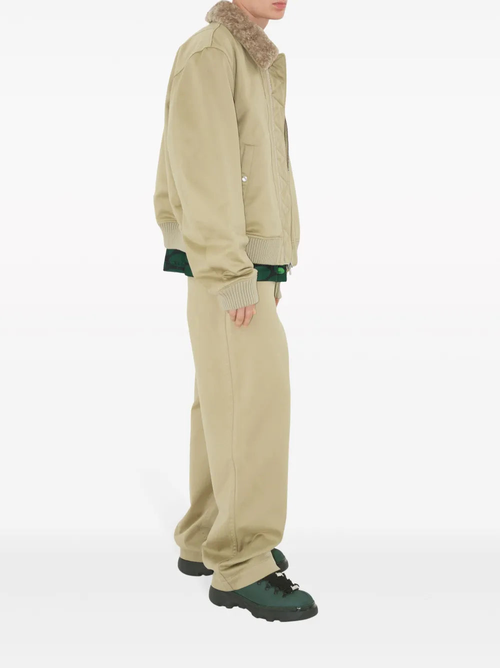 ジャケット ボンバージャケット Burberry カーキ Homme