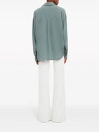 Shirts Lined Blouse Victoria Beckham Blue Women