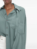 Shirts Lined Blouse Victoria Beckham Blue Women