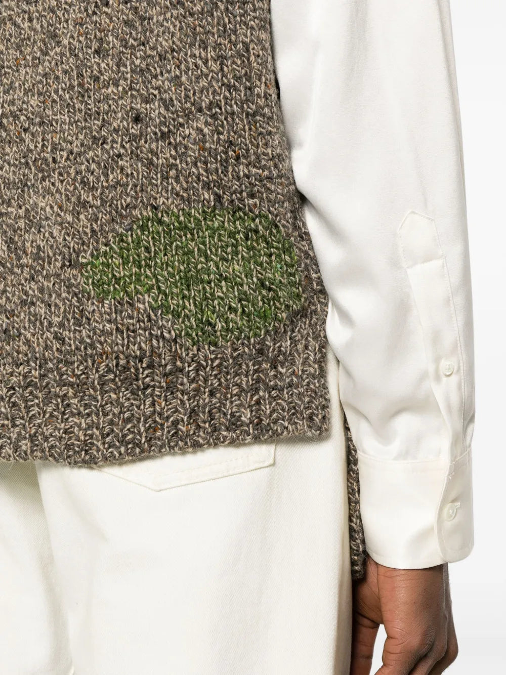 Chemises Chemise à boutons bijoux Prada Blanc Femme