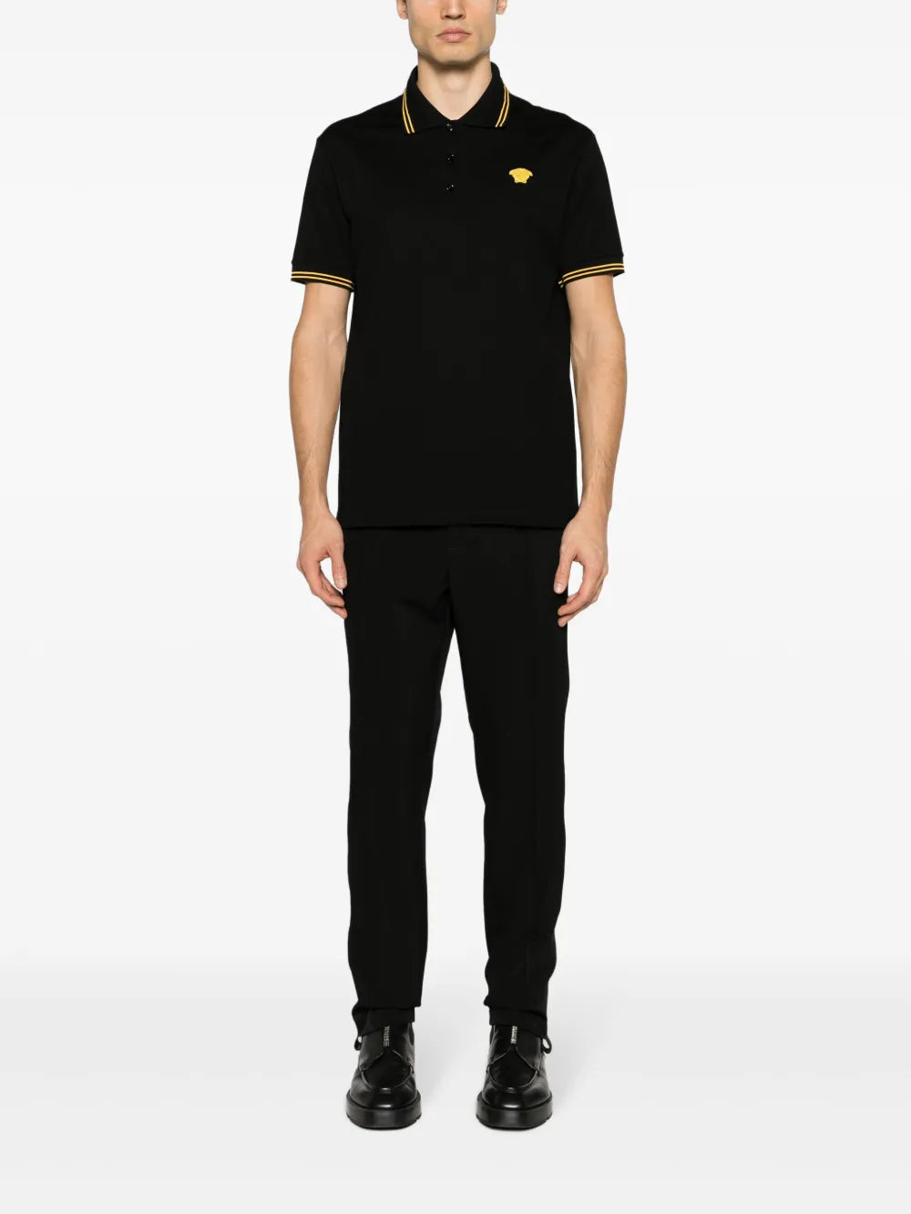 Polos Medusa Polo Versace Negro Homme