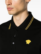 ポロシャツ メドゥーサポロ Versace 黒 男
