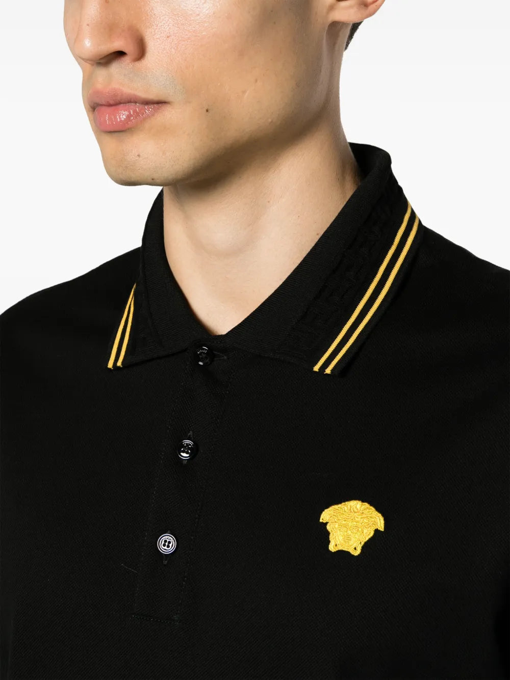 Polos Medusa Polo Versace Negro Homme