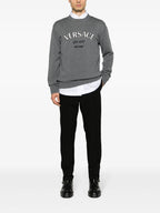 Prendas de punto Suéter Versace Milano Versace Gris Homme
