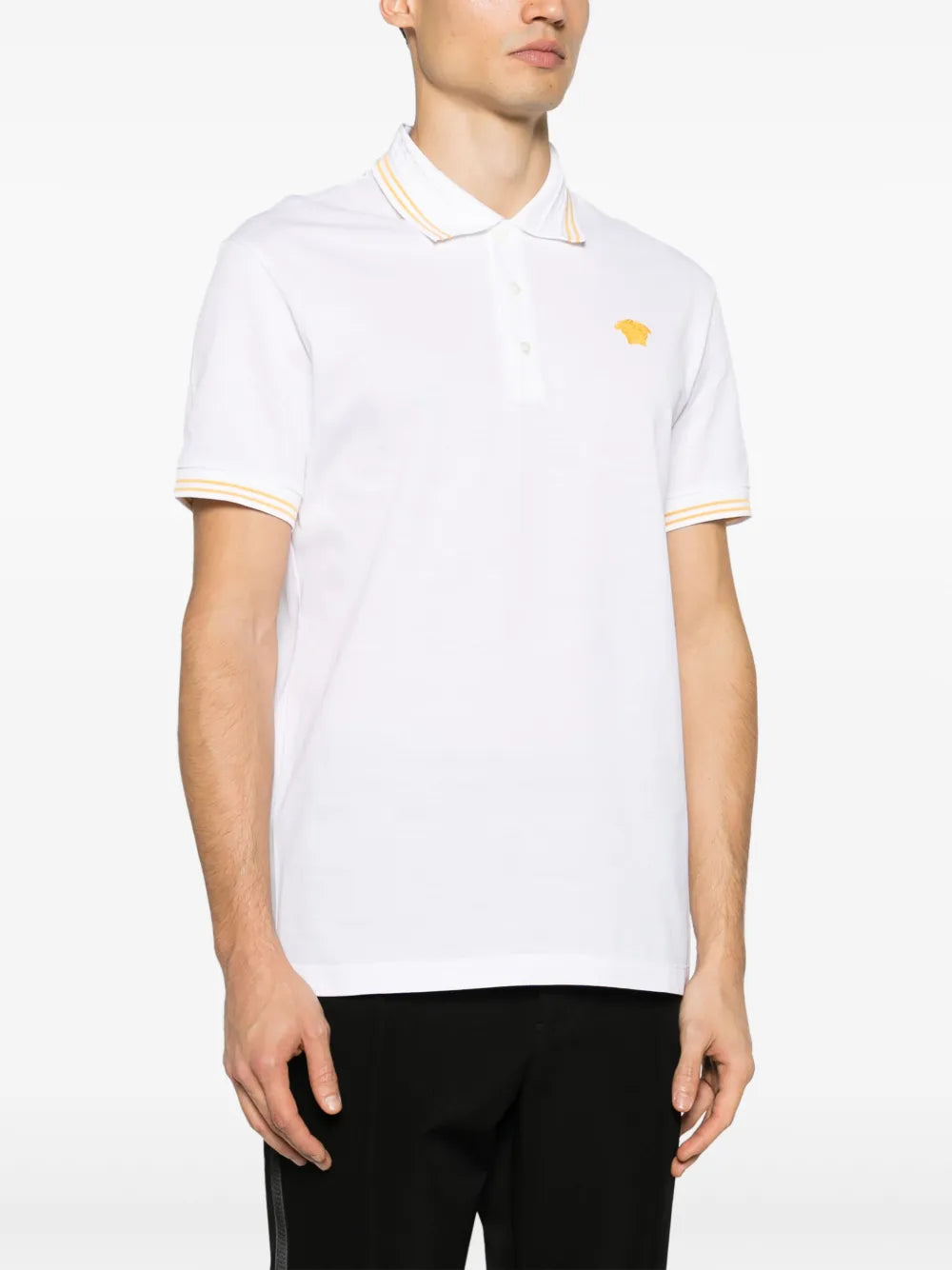 Polos Medusa Polo Versace Blanco Homme
