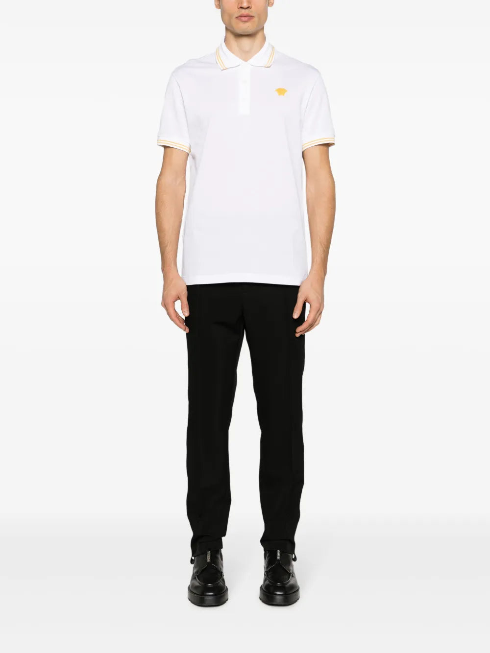Polos Medusa Polo Versace Blanco Homme