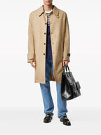 Manteaux Manteau à empiècement Barocco Versace Beige Homme