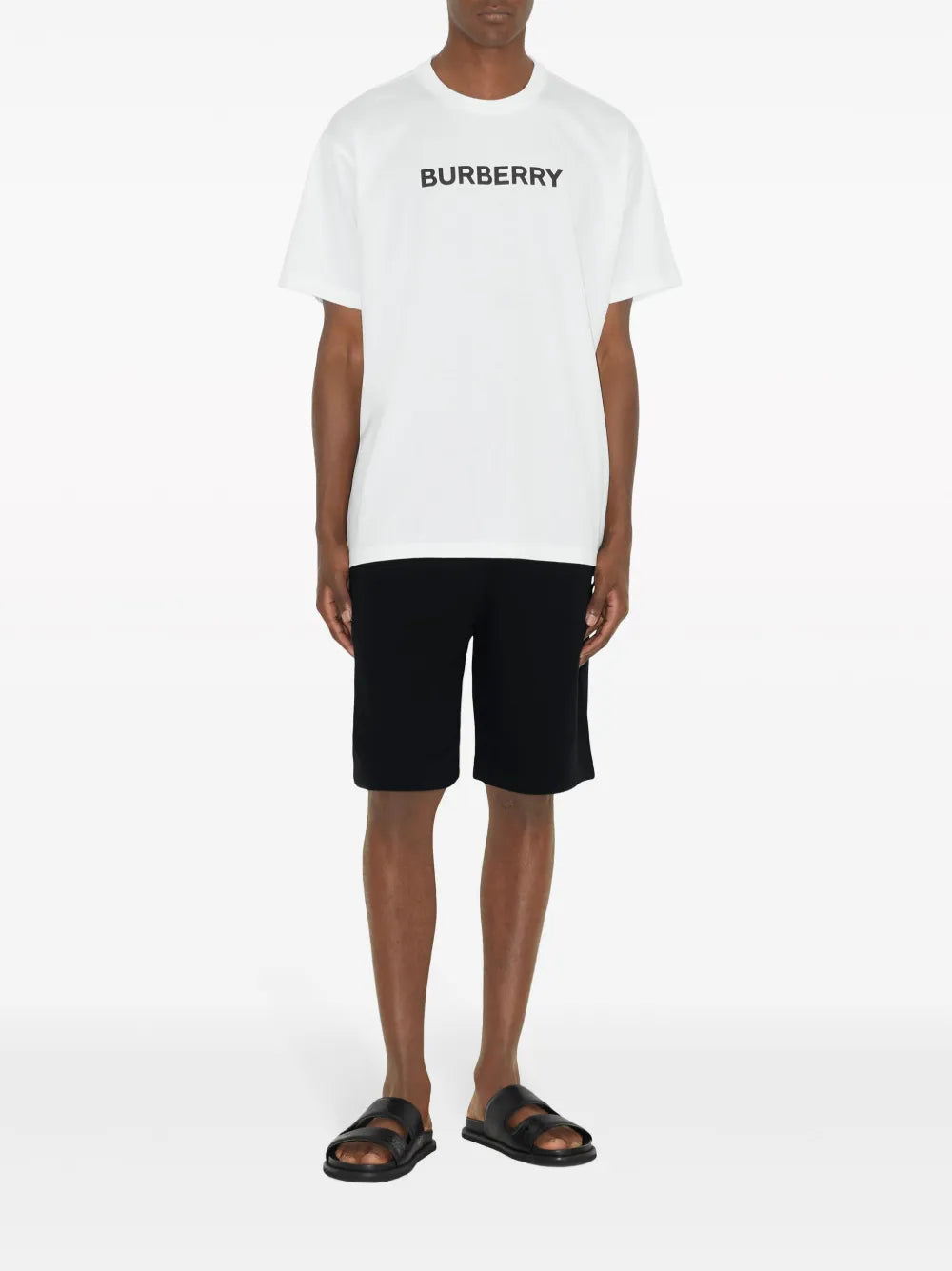 T-shirt T-shirt con Logo Burberry Bianco Homme