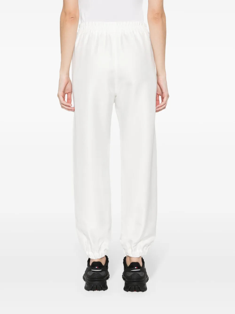 Pantalons Pantalon jogging à logo Moncler Blanc Femme