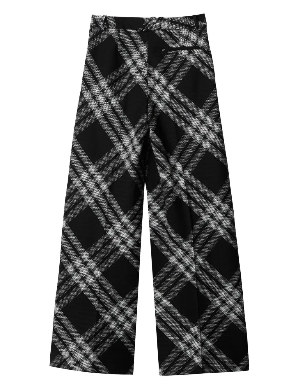 Pants Checked Pants Burberry Black Women