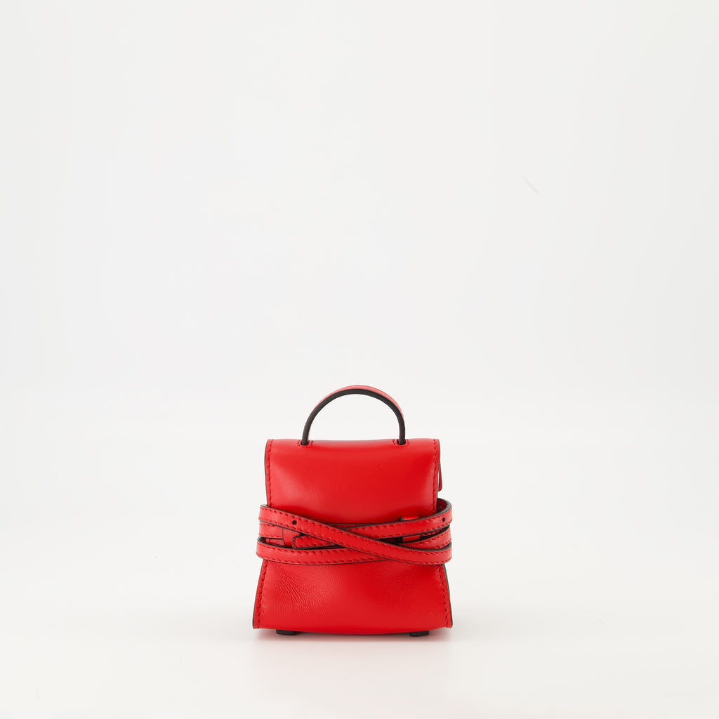 Image de l'article Micro sac Tie Me de la marque Moschino pour Femme - Saison Automne-Hiver 2025 - Vue de Dos