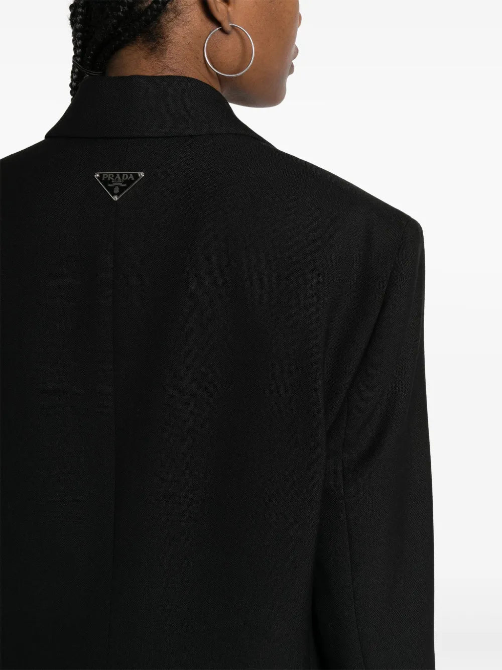 Jackets Blazer Jacket Prada Black Femme
