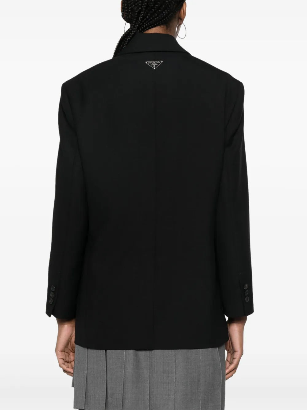 Jackets Blazer Jacket Prada Black Femme