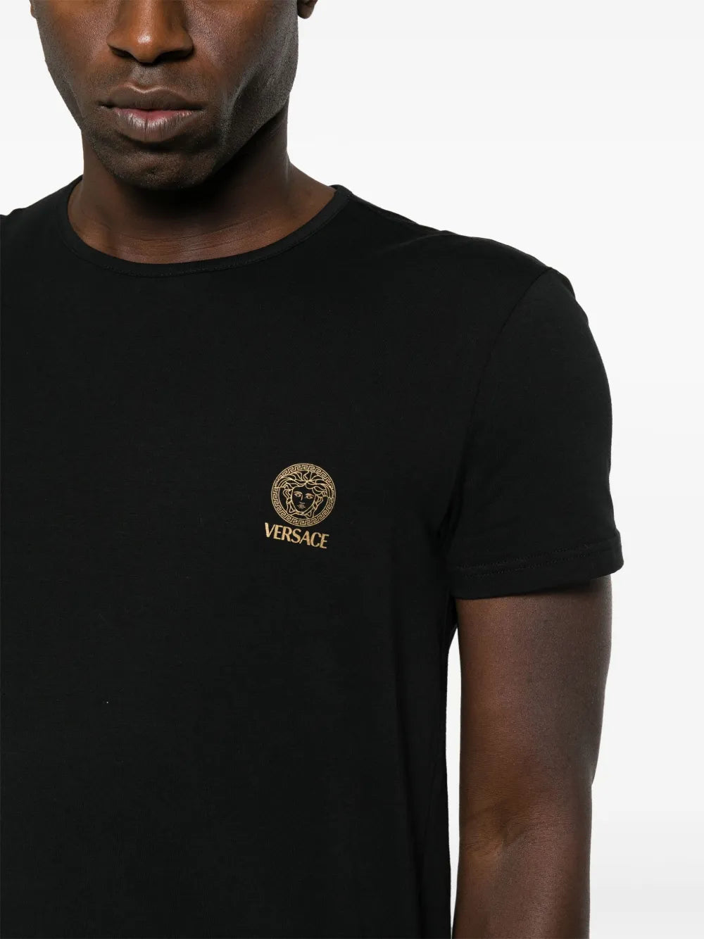 Sous-vêtements et homewear Lot de tricots de corps Versace Noir Homme