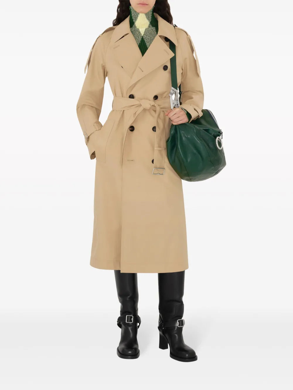 Casacos Casaco Trench Longo Burberry Bege Femme