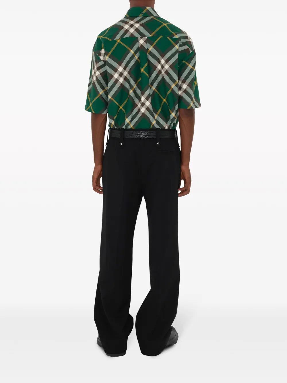 Shirts Plaid Shirt Burberry Green Man
