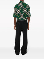 Shirts Plaid Shirt Burberry Green Man