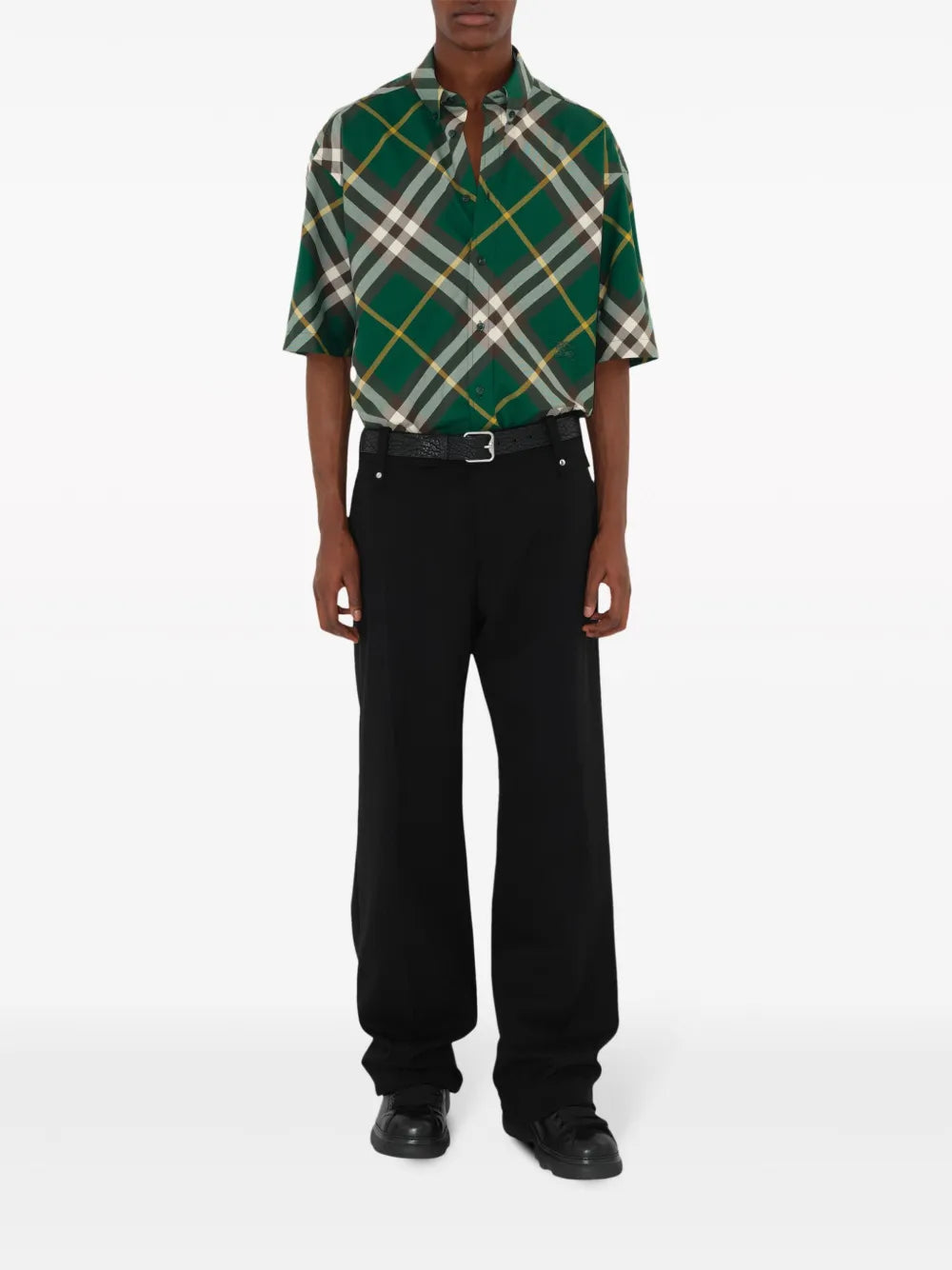 Shirts Plaid Shirt Burberry Green Man