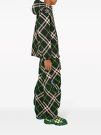 Jaquetas Corta-Vento Xadrez EKD Burberry Verde Homme