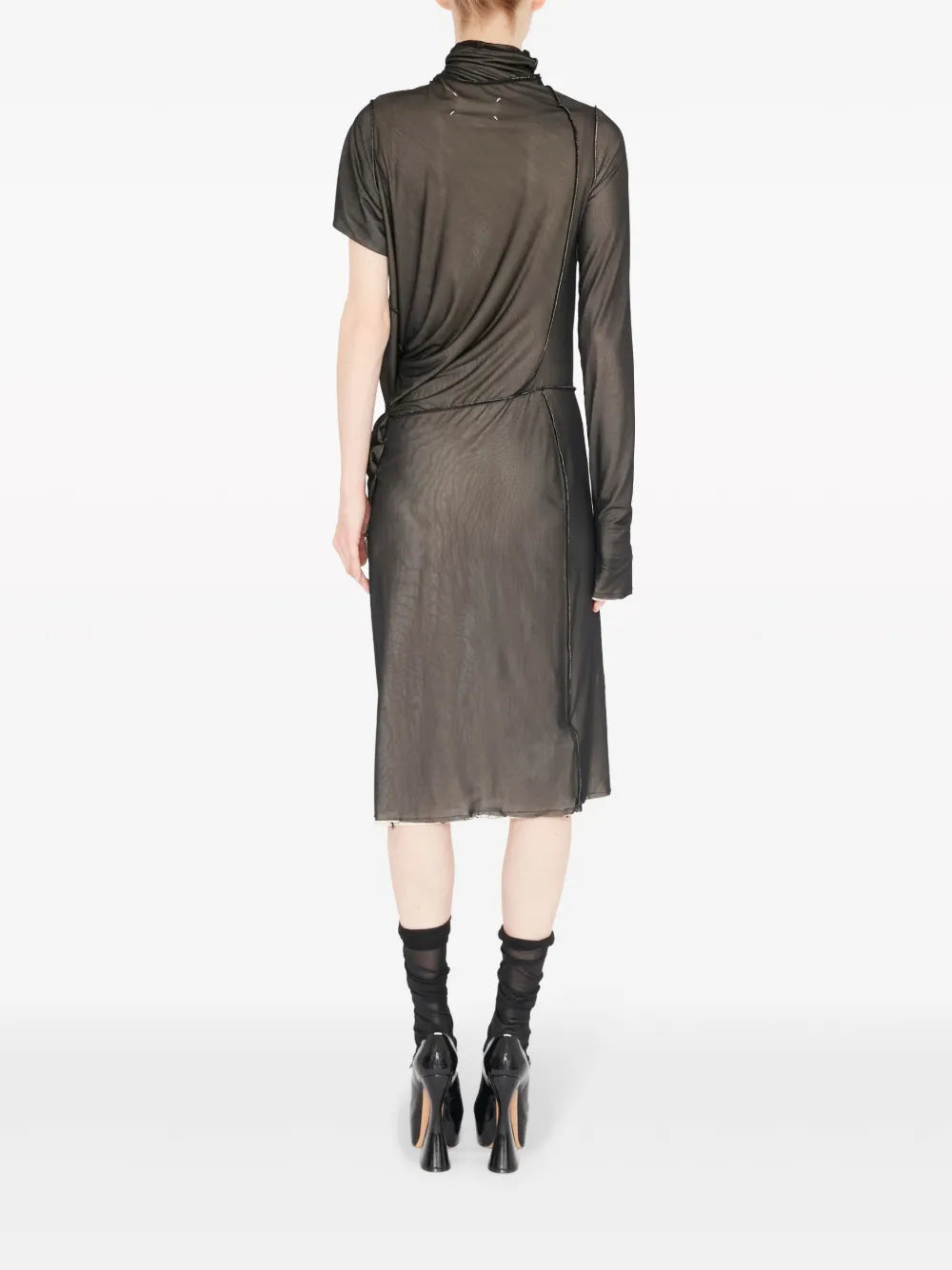 Robes Robe asymétrique Maison Margiela Noir Femme
