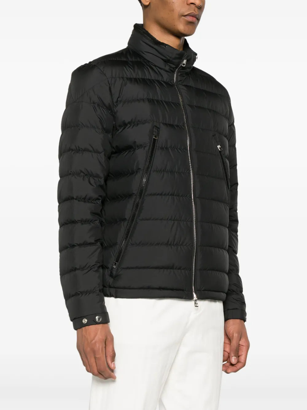 코트 Alfit 다운 재킷 Moncler 검은색 Homme