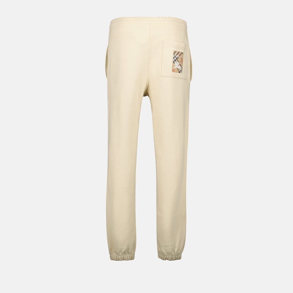 Pantalones Pantalones Jogging Burberry Beige Homme