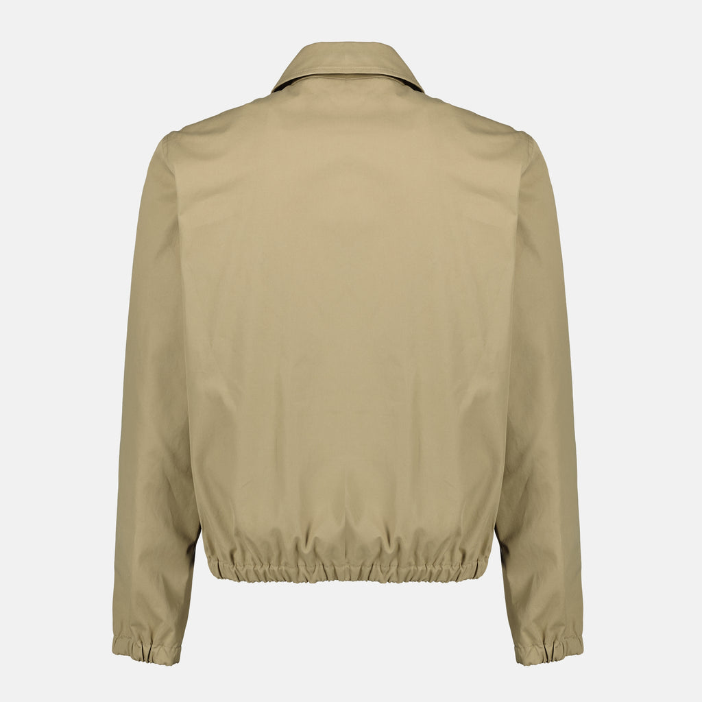 Image de l'article Blouson beige AMI de coeur de la marque Ami PARIS pour Homme - Saison Printemps-Été 2026 - Vue de Dos