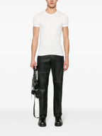 T-shirts T-shirt contraste Réédition Courrèges Blanc Homme