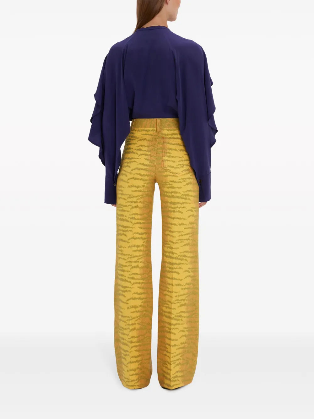 トップス ロマンティックブラウス Victoria Beckham 紫 女性