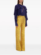 トップス ロマンティックブラウス Victoria Beckham 紫 女性