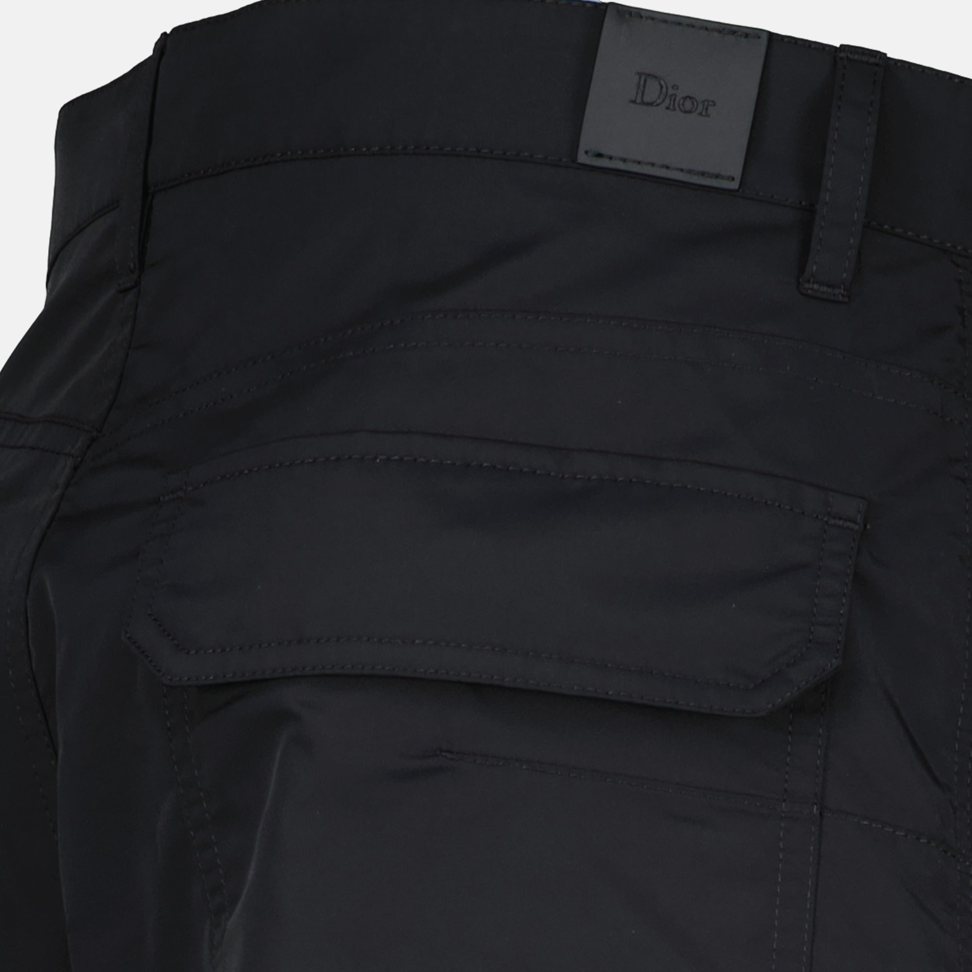 Shorts Pantaloni Cargo Neri Dior Noir Homme