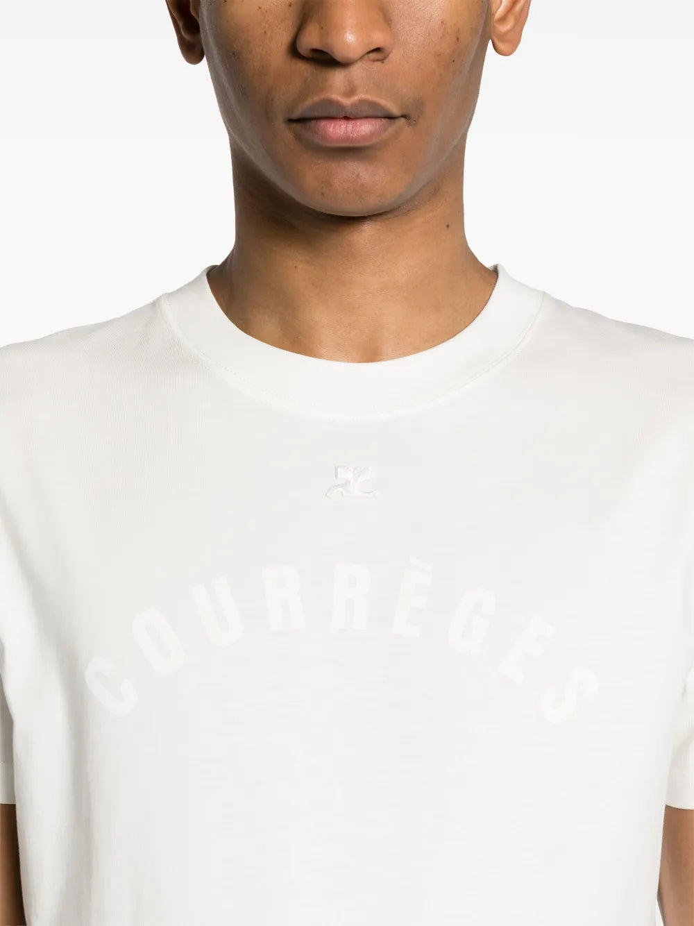 T-shirts T-shirt AC straight Courrèges Blanc Homme