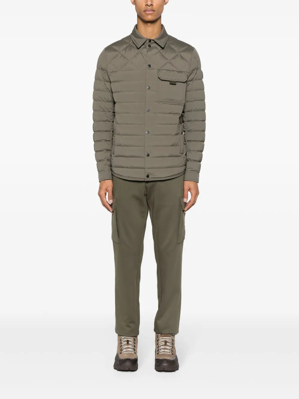 Pantalones Pantalones Rectos Moncler Caqui Homme