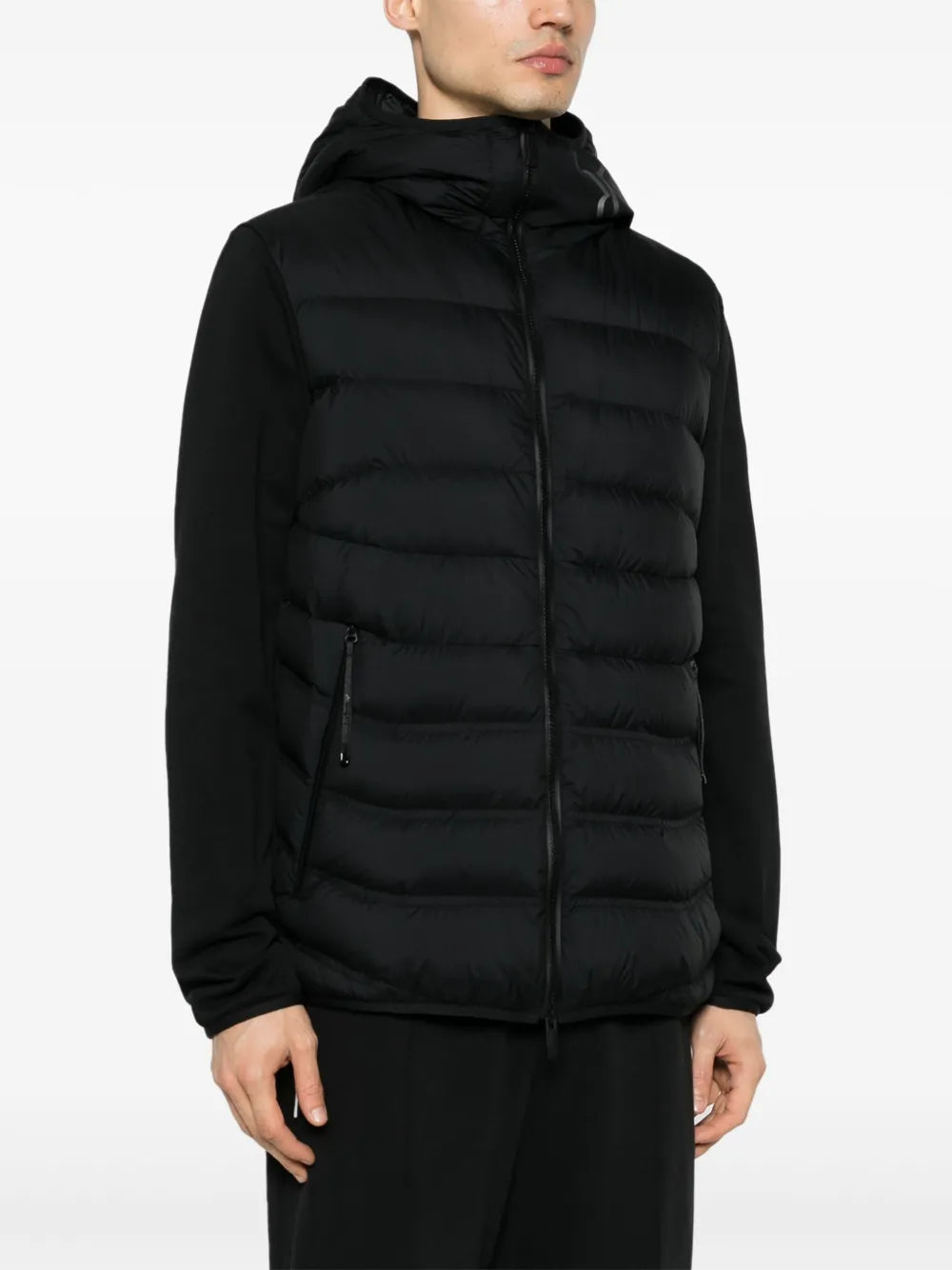 Vestes Veste bi-matière Moncler Noir Homme