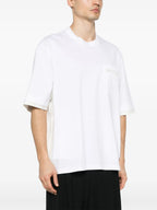 T-Shirts T-Shirt mit Tasche Sacai Weiß Homme