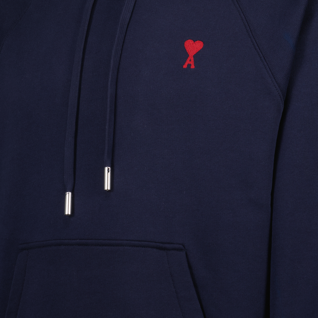 Sweatshirts Ami de Coeur Kapuzenpullover Ami PARIS Dunkelblau Unisex