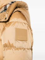 코트 탈부착 가능한 소매가 있는 패딩 재킷 Burberry 갈색 Homme