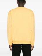 Sudaderas Sudadera con Logo Bordado Saint Laurent Amarillo Homme
