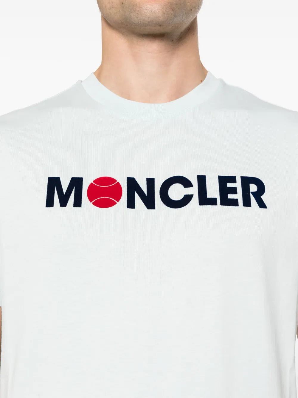 T-shirts T-shirt à logos Moncler Bleu Homme