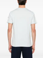 T-shirts T-shirt à logos Moncler Bleu Homme