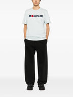 T-shirts T-shirt à logos Moncler Bleu Homme