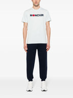 T-shirts T-shirt à logos Moncler Bleu Homme