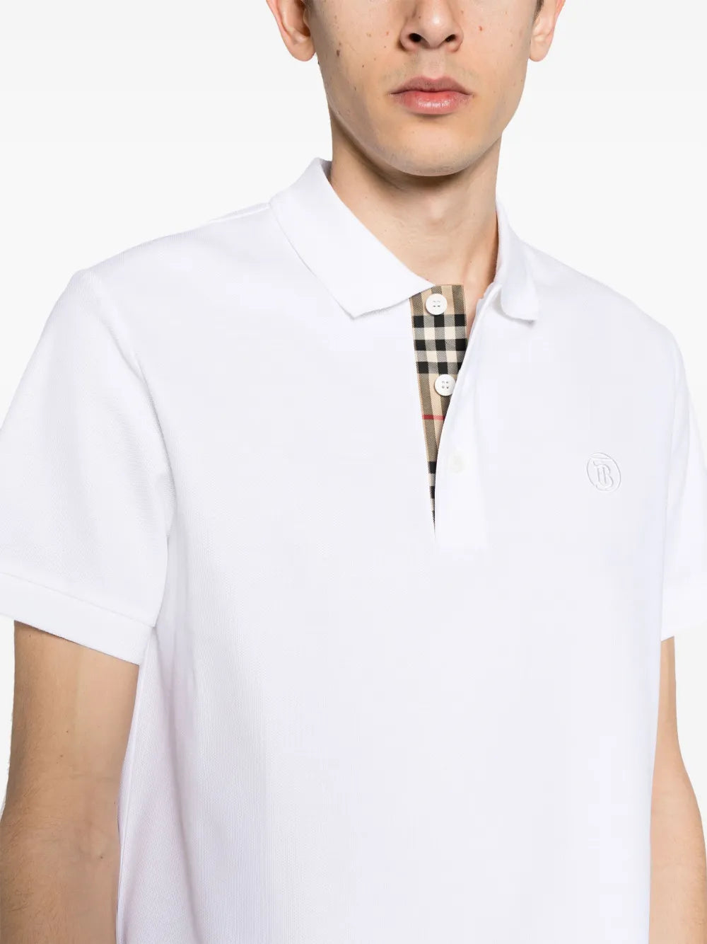 Polos Polo Eddie Burberry Blanco Homme