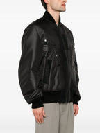 Jackets Reversible Nylon Bomber Sacai Black Homme