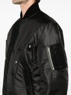 Jackets Reversible Nylon Bomber Sacai Black Homme
