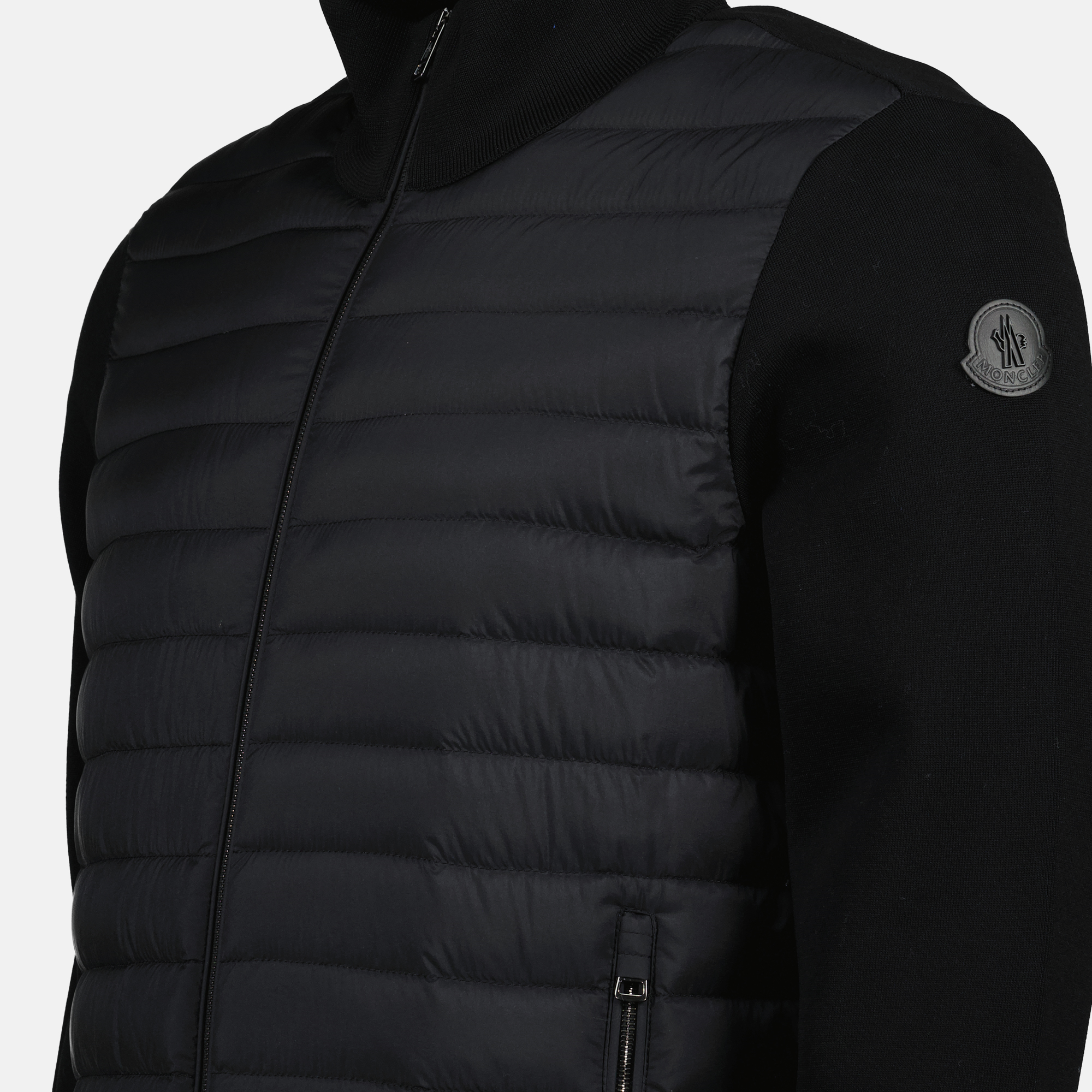 Vestes Doudoune bi-matière Moncler Noir Homme