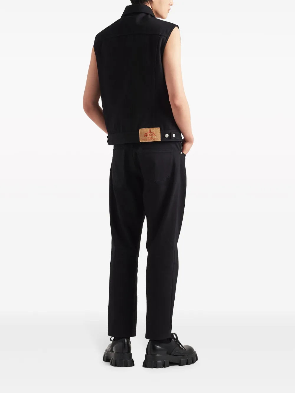 Pantalons Jean noir Prada Noir Homme