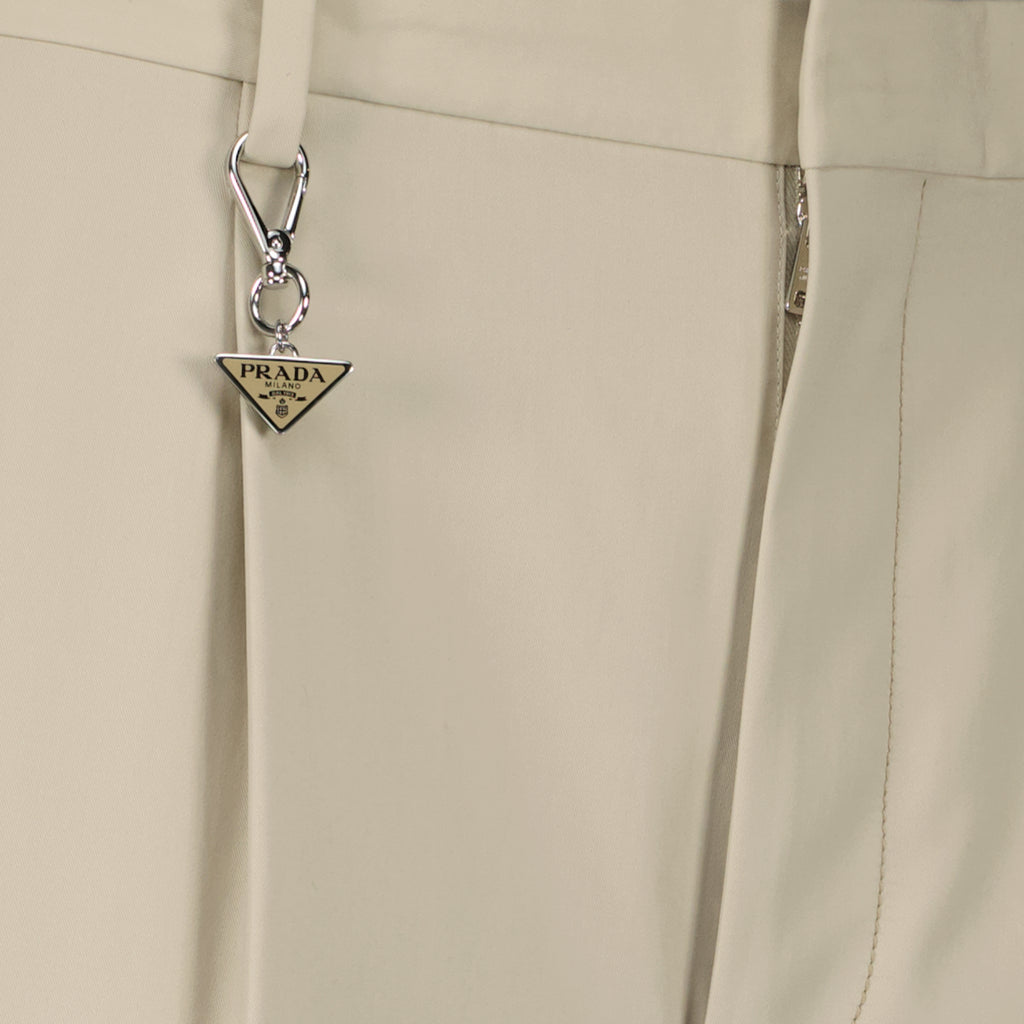 Pantalons Calças de Algodão Beijes Prada Beige Homme